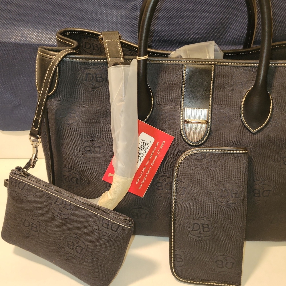 Nwt Dooney & Bourke Double Handle Canvas 2-Way To… - image 8